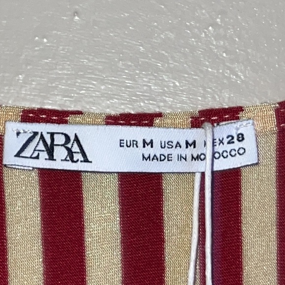 💚Zara Two-Tone Striped Dress 👗 - Picture 6 of 11